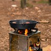 户外不锈钢柴火炉迷你烤炉，bbq露营野餐，折叠便携式大号烧烤炉