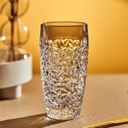 杯子家用喝水高级感水晶玻璃水杯创意透明洋酒杯果汁杯威士忌酒杯