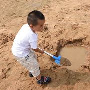 沙滩桶儿童挖沙玩具，海边宝宝玩沙子工具大号，塑料桶套装加厚男孩