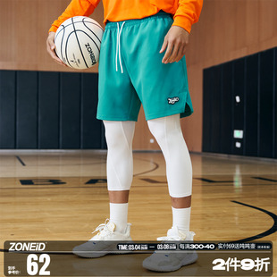ZONEiD 运动短裤男夏季美式篮球宽松速干梭织训练五分裤球裤中裤
