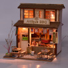 烧烤店铺diy中式小屋古建筑模型手工拼装制作木质房子带灯礼物