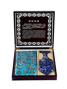 南京云锦围巾领带中国风，民族特色刺绣手工艺品，礼物出国送老外