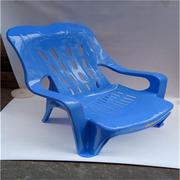 塑料加厚休闲椅沙滩椅躺椅高塑胶靠背背扶手椅大排档躺椅靠头椅