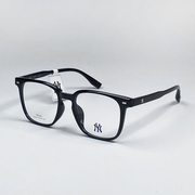 MLB纽约洋基黑板材眼镜框女近视大框眼镜架配度数大脸显瘦NY8070