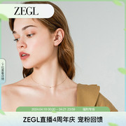 zengliu925纯银项链ins女简约气质，脖链冷淡风锁骨链毛衣颈链颈饰