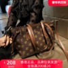 香港品牌包包女2023秋冬复古真皮单肩托特包大容量斜跨大包包