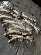 木质九十镜框男款复古文艺，板材镜架可配近视，防蓝光镜片眼镜框潮镜