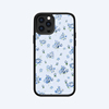 欧美ins蓝色小花朵15pro适用苹果12pro678时尚网红手机壳13promaxxr2109