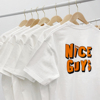 “好男人”涂鸦设计潮流小众直筒修身男女款印花圆领潮牌短袖T恤