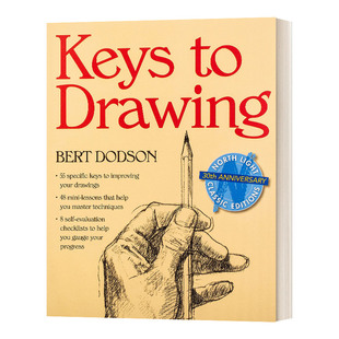 英文原版 Keys to Drawing 素描的诀窍 英文版 进口英语原版书籍