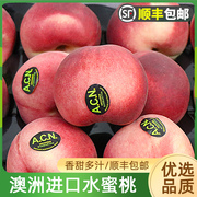 澳洲进口空运水蜜桃毛桃新鲜水果桃子公主桃时令新鲜水果