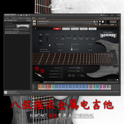 8弦摇滚金属，电吉他impactsoundworksshreddage3hydrakontakt