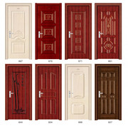钢木门钢木套装门房间门欧式木门，室内套装门套，家用卧室门简约木门