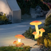 蒸客太阳能防水蘑菇灯，户外庭院草坪灯景观，灯公园景区装饰灯造型灯