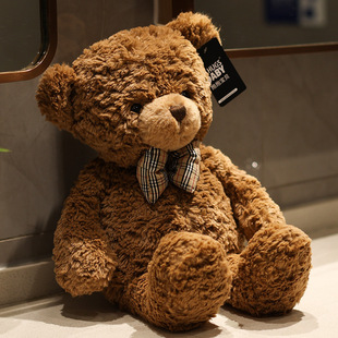 泰迪熊公仔抱抱熊睡觉抱毛绒玩具小熊玩偶，七夕送女友娃娃生日礼物