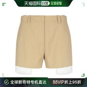 香港直邮Givenchy纪梵希女士卡其色棉质短裤BW50GT11VJ292