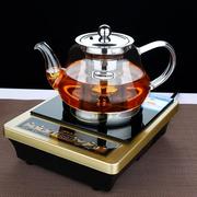 电陶炉耐热玻璃壶电磁炉专用煮茶壶不锈钢过滤茶具烧水壶套装