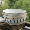 和风四季釉下彩小清新陶瓷餐具，9英寸汤碗大面，碗家用主菜碗餐厅碗