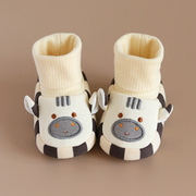婴儿鞋6到12个月秋冬款婴儿春秋款，鞋子软底学步新生儿鞋袜男宝宝