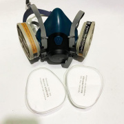 化工防粉尘面具通用防毒面具活性炭过滤式喷漆烟专用防护面具
