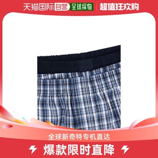 香港直邮潮奢 BOSS 波士 男士HBW Sn41 梭织平角内裤(2件装)