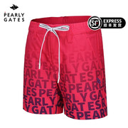 pearlygates高尔夫服装pg女士，短裤夏季golf休闲时尚印花运动短裤