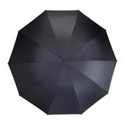 红叶雨伞十骨色黑色加大双人三人特大商务伞学生三折叠晴雨伞
