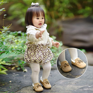 女宝宝鞋子冬季加绒保暖棉鞋婴儿软底学步鞋男0一1-2岁小童豆豆鞋