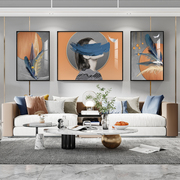 欧式壁画艺术抽象卧室挂画创意现代客厅装饰画沙发背景墙三联画