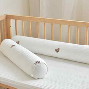 婴儿抱枕纯棉圆柱靠枕儿童床，围安抚夹腿宝宝软包侧睡防撞缓冲床挡