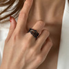 跨境欧美个性设计多层交叉戒指简约开口食指指环创意复古树枝戒指
