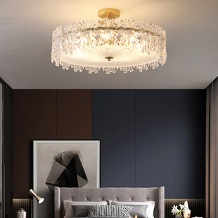 卧室吸顶灯法式复古轻奢创意现代简约房间灯主人房温馨浪漫婚房灯