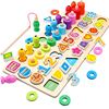 幼儿童益智力开发动脑数字拼图玩具早教积木1-2岁半3男孩女孩宝宝