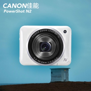 Canon佳能PowerSho N2卡片CCD数码相机方块翻转屏人像风景