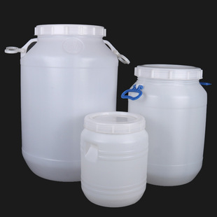 加厚塑料水桶家用储水桶，25l50升75升100升食品级，酒桶油桶米桶带盖