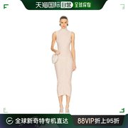 香港直邮潮奢 Alaia 女士 褶皱透视连衣裙 9R24335M8744