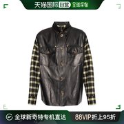 香港直邮Versace 范思哲 男士格纹长袖衬衫