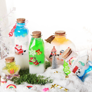 创意手工制作礼物圣诞儿童许愿瓶，装饰玻璃空，瓶子海洋瓶漂流瓶