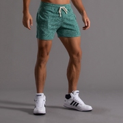 男士雪花裤三分裤纯色超短裤，健身运动裤性感家居裤大码跑步短裤子