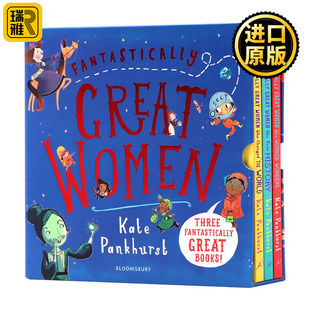 改变世界的伟大非凡的女性3册礼盒 英文原版 Fantastically Great Women Boxed Set 精装 儿童英语阅读绘本 英文版 进口英语书籍