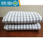 夏季粗布沙发巾布料色织，双面褥单凉席床单床笠枕垫，套沙发白色成品