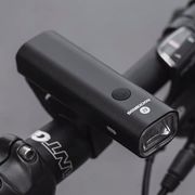 洛克兄弟自行车夜骑车前灯高亮USB充电山地车手电筒骑Z行装备配件