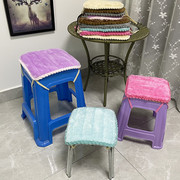 椅垫坐垫幼儿园宝宝学生小圆凳方凳子(方凳子)椅子坐垫防滑冬季毛绒家用冬