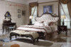 欧式法式家具新古典(新古典)黑檀钢琴漆zb99-1妆台，床前凳双人床大床实木床
