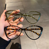 Mona网红同款TR90三角猫眼蝶形辣妹眼镜架可配度数近视镜框防蓝光