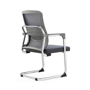 弓形钢架人体工学电脑椅，职员办公椅升降转椅网椅透气卓品文仪家具