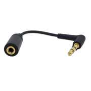 适用于90度弯头三极3.5mm公对母 耳机延长线 音频线 音频延长线