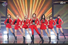 爵士舞韩国女团同款演出服打歌服套装舞台西装少儿成人JAZZ红色