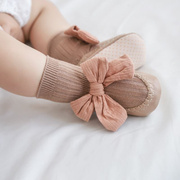婴儿鞋袜0-6-12月春秋冬学步袜子鞋婴幼儿女宝宝学走路鞋子地板袜