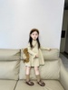 2023韩版儿童洋气毛线裙女童冬装针织长袖连衣裙宝宝打底裙潮